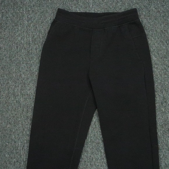 Lululemon Pants Men Extra Small Black Textured Space Joggers Athleisure Training - Picture 2 of 10